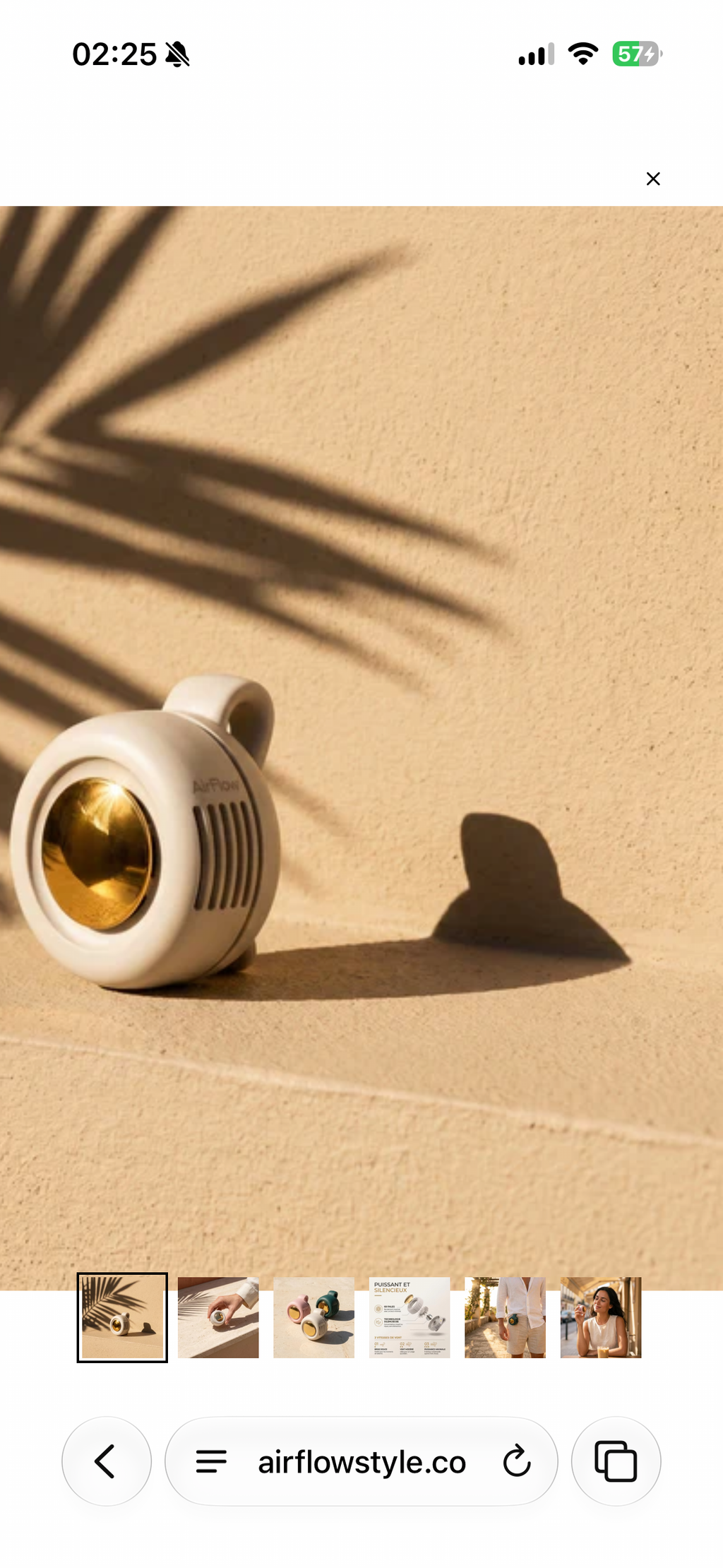 AirFlow Mini Ventilateur 360°