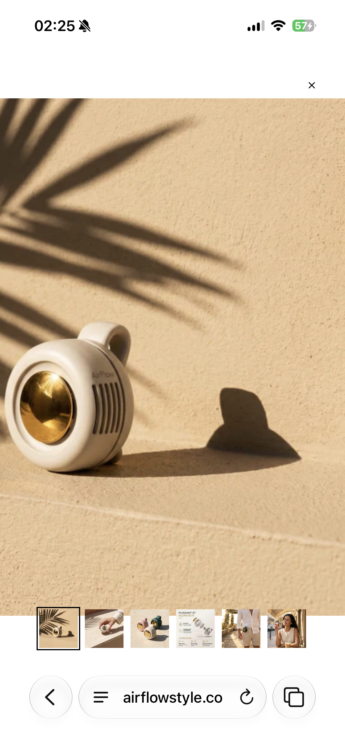 AirFlow Mini Ventilateur 360°